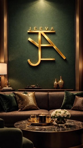 Jeeva name logo design #logo #namelogo