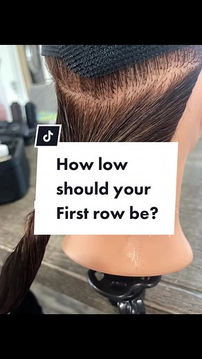 Hair Extension Row Placement Guide
