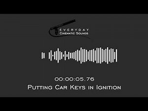Putting Car Keys in Ignition | HQ Sound Effects