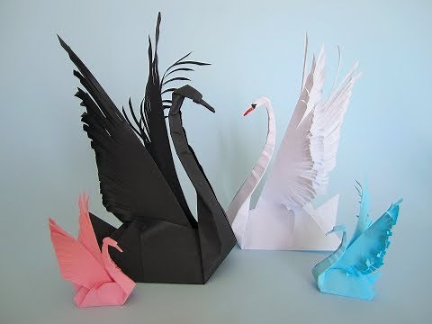 Swan / Schwan / Origami / DIY