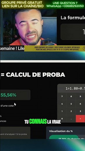 Calculer la Probabilité: Analyse des Cotes et Paris Sportifs #shorts
