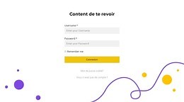 Formulaire de connexion - Modèle HTML par Nicepage