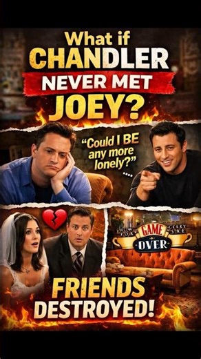 What If Chandler Never Met Joey? 😱 The Entire Friends Timeline BREAKS! #whatif #friends
