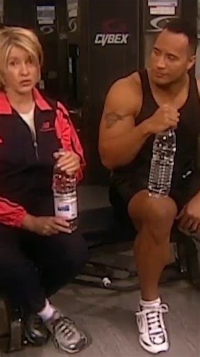 Some things never change, like the ageless appearances of Martha and The Rock and the importance of proper hydration. | Martha Stewart