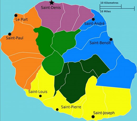 La France et ses régions la Réunion