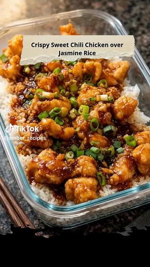 Sweet Chili Chicken Over Rice — Quick Sticky Chicken Recipe