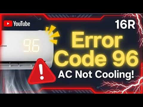 How to Fix Hisense Air Conditioner Error Code 96 and Restore Cooling
