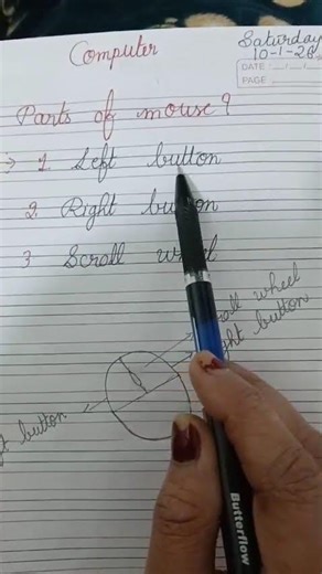 Computer Mouse Parts and Functions