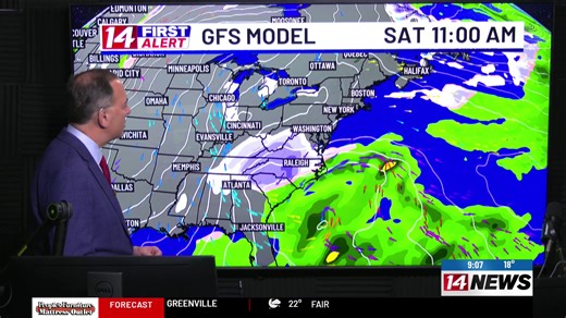 14First Alert Weather Show at 9, Tue. Jan 27 | 14 NEWS