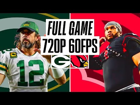 Green Bay Packers vs Arizona Cardinals Full Game | FHD 60FPS
