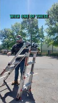 How to use a little giant ladder