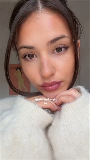 Winter Makeup❄️☃️⛸️ #naturalmakeup #wintermakeup #makeup #tutorial #makeuphacks #shorts #fypシ #grwm