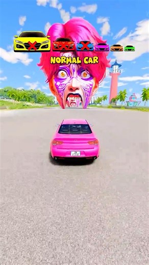 Big and Small car vs Saja Boys Jinu DEMON - BeamNG.Drive