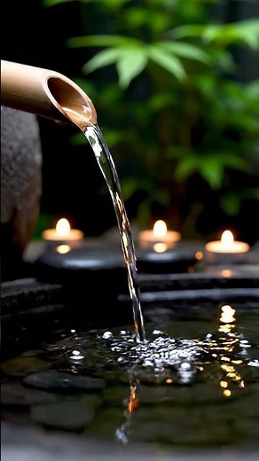 🌿 Water Fountain | Relaxing Nature for Stress Relief #relax #meditation #deepsleep #rainoundforsleep