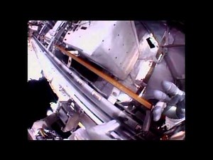 Spacewalkers Remove Refrigerator-Sized Pump From Station | Video