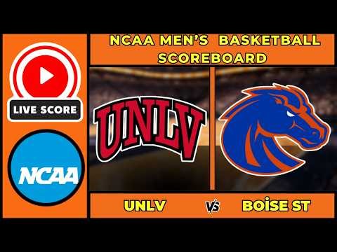 🔴 LIVE: UNLV vs Boise State Broncos | NCAA Men's Basketball Scoreboard | Feb 13 | Mountain West