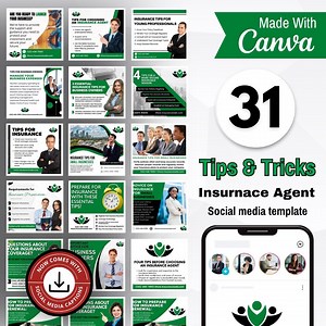 Insurance Tips Social Media Templates: Agent Facebook Posts (canva) - Etsy