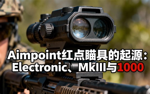 [中配]Aimpoint红点瞄具的起源：Electronic、MkIII与1000 - Forgotten Weapons