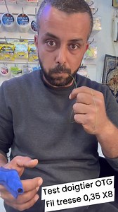 Test doigtier OTG Fil tresse 0,35 X8 | Magasin Techniques de la pêche à la ligne