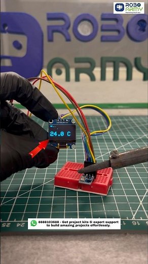 DIY Temperature Measurement Using Arduino #temperaturemonitoring #arduinoprojects #roboarmy