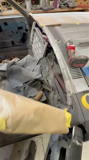 Dash install on the 1966 Chevelle. #chevelle #automobile #oldclassic #vintage #classic #musclecar