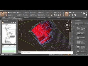 Earthwork calculation in Autocad Civil 3D