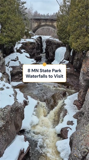 24K views · 266 reactions | Your spring bucket list should include chasing waterfalls! ☀ With spring melt and April showers, now is the perfect time to visit the iconic waterfalls of Minnesota state parks. Did we feature your favorite waterfall? Let us know in the comments below  Do you need help finding a waterfall? Visit https://bit.ly/4m5HLaO to find a waterfall in Minnesota State Parks and Trails  : State park naturalists over the past two weeks | Explore Minnesota | Facebook