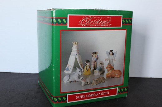 Vintage Native American Nativity. CHOICE, House of Lloyd, Christmas Around the World, NOS, in Original Box, Grandmacore Christmas Mantel. - Etsy