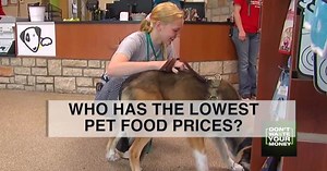 Here's who has the lowest prices on pet food