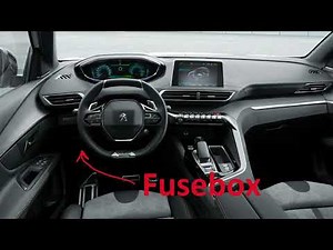 What is the location of the fuse box on the Peugeot 3008?