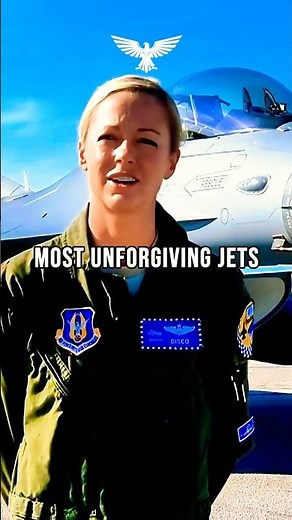 She Was 1 of Only 2 Female Pilots to Fly the F-16 🇺🇸 #Shorts