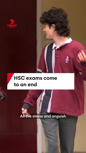 230K views · 500 reactions | All the stress and anguish is over for tens of thousands of HSC students in NSW. School is officially done and dusted for the class of 25. #HSC #exams #highschool #students | 7NEWS Australia | Facebook