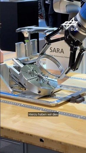 🏭 Fabrik der Zukunft – 🦾 Roboterarm fertigt autonom Bauteile ⚙️#dlr #shorts #Robotik