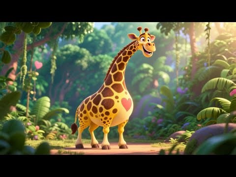 Joey the Giraffe’s Giggly Day 🌈💛 | Fun Animal & Playtime Song for Kids | Nursery Rhymes & Sing-Along