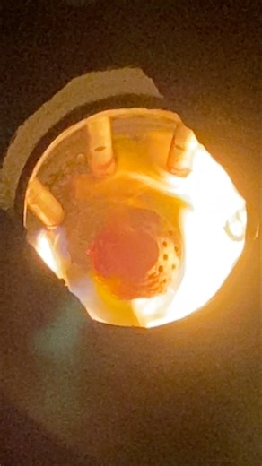 Real Flame Inside a Homemade Turbo Jet Engine 😱 #turbojet #automobile #turboshaft