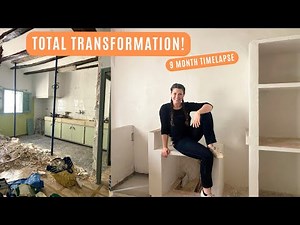 We Bought an Old Run Down House in Spain | 9 MONTH TIMELAPSE | Farmhouse Kitchen Restoration Project