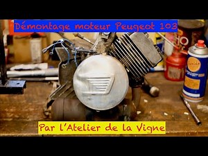 Peugeot 103 : Démontage Moteur