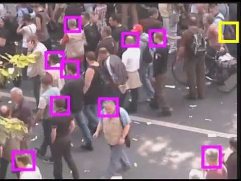 Density aware person detection and tracking in crowds