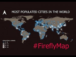 How to design a glowing firefly #map in #qgis3