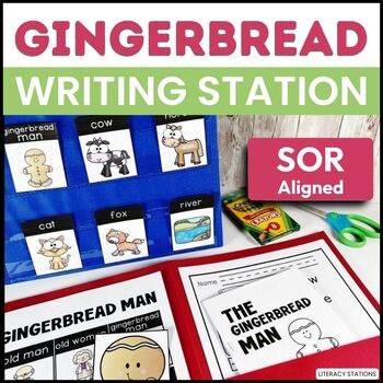 1st Grade Gingerbread Man Story Writing Center