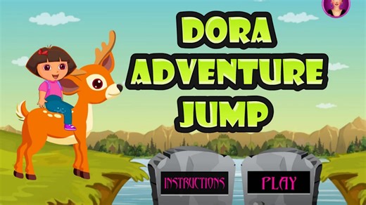 [123Peppy]朵拉骑小鹿过河 全流程通关