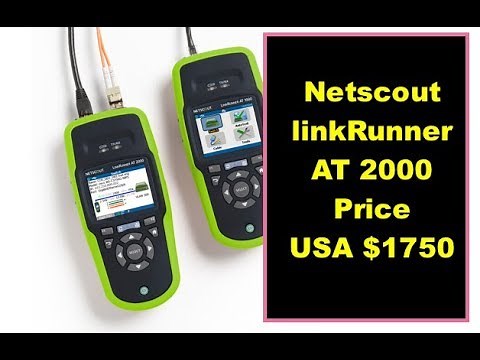 Netscout linkrunner AT 2000 Best Network Tester Review and Test