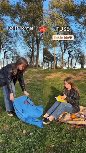 TUSE on Instagram: "TUSÉ bolso VS otras bolsas 🤌🏻 #bolsomanta #totebag #mantaparaplaya #picnic #bolsaparatodo #bag #2en1"
