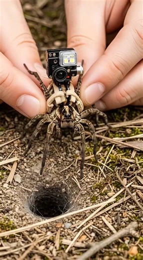Wolf Spider POV: Inside a Massive Underground Colony with Micro Camera Footage