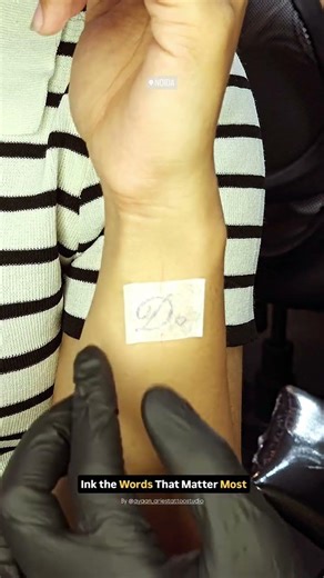 Initial Letter Tattoo ✨ | Best Tattoo Studio in Noida