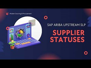 Supplier Statuses : SAP Ariba Upsteam Vendor Management (SLP)