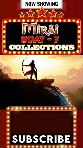 Mirai Day 7 Box Office Collections 🌍 | 101Cr Worldwide Rampage | Mirai Movie Records#mirai #shorts