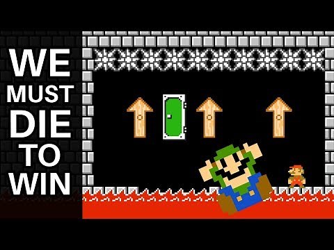 You Must Lose to Beat this Clever Level in Super Mario Maker 2