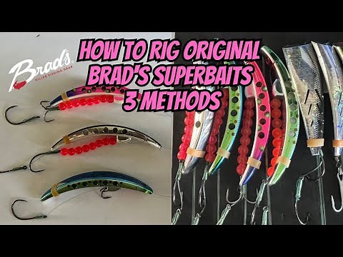How TO Rig Brads Original Superbaits | 3 METHODS