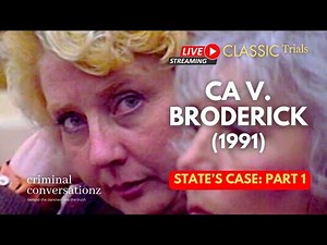 CA V BETTY BRODERICK (1991) via COURT TV - STATE'S CASE - PART 1